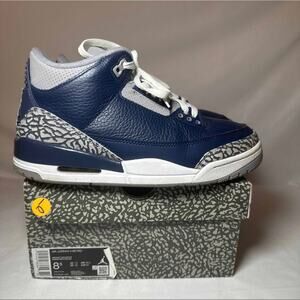 Size 8.5 - Nike Air Jordan 3 Retro Georgetown Men's Shoes Ships Now